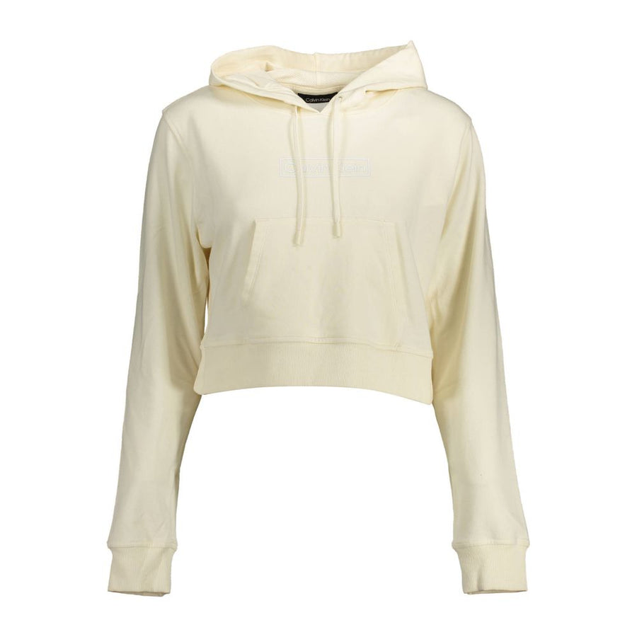 Bianco Cotton Women Sweatshirt