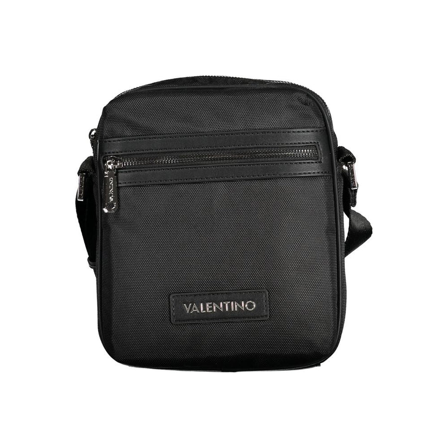Black Fabric Men's Shoulder Bag