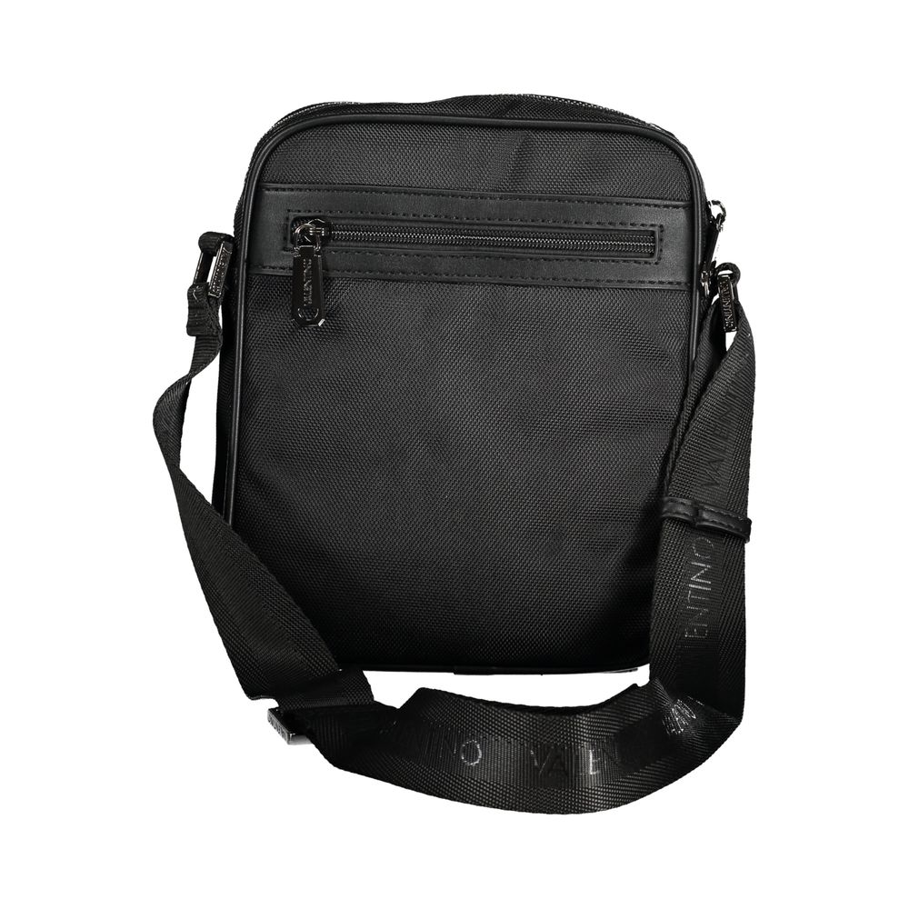 Black Fabric Men's Shoulder Bag