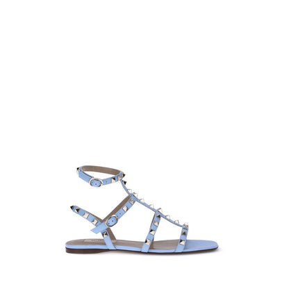 Light Blue Calf Leather Bos Taurus Sandals