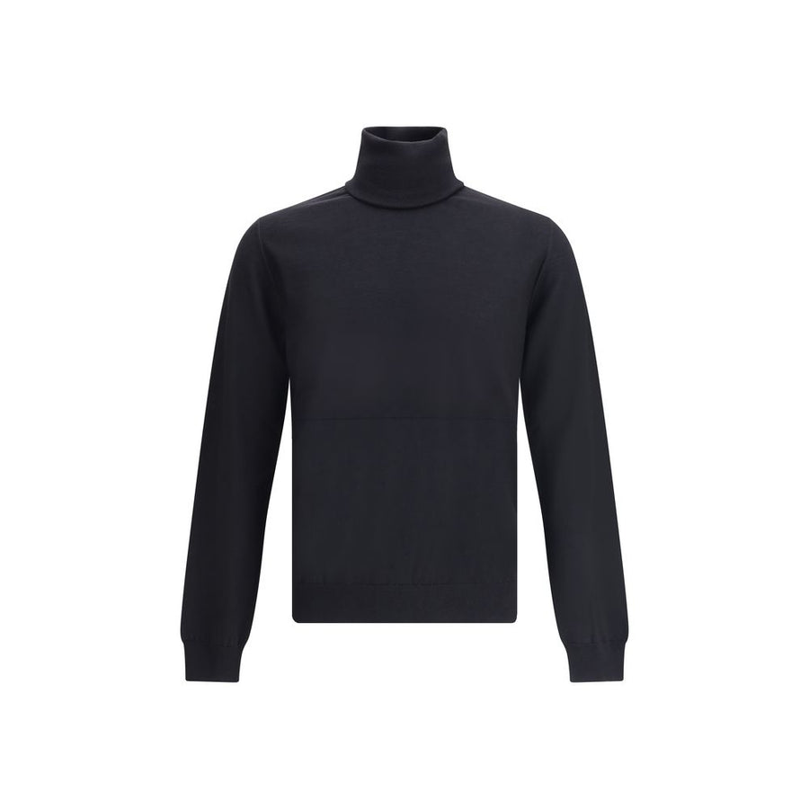 Black Fleece Wool Sweatshirt