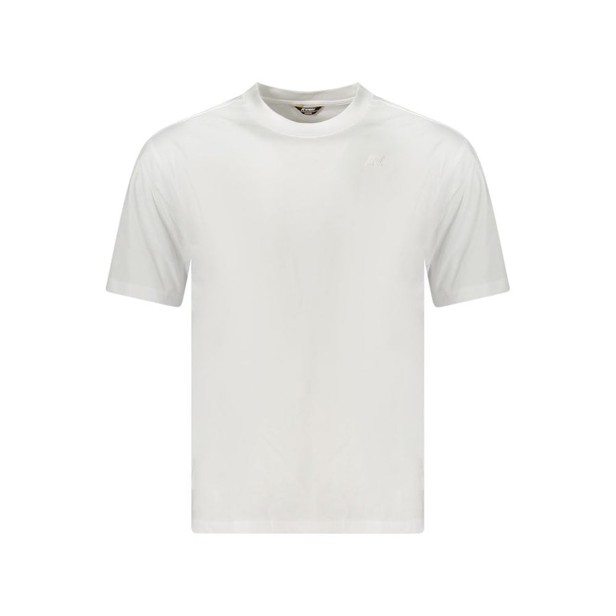White Cotton Men T-Shirt