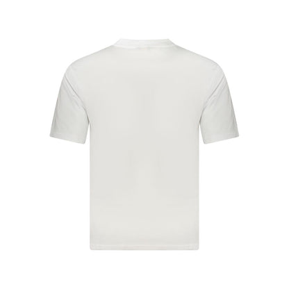 White Cotton Men T-Shirt