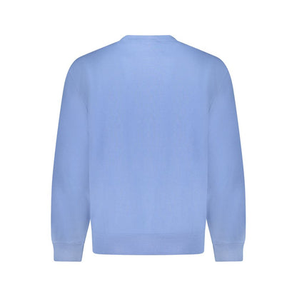 Blue Cotton Men's Sweatshirt