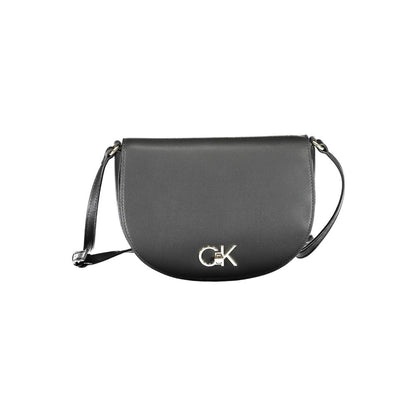 Black Polyester Handbag