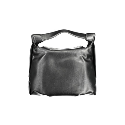 Black Polyester Handbag