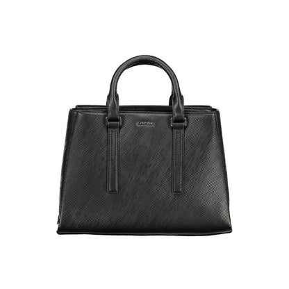 Black Polyester Handbag