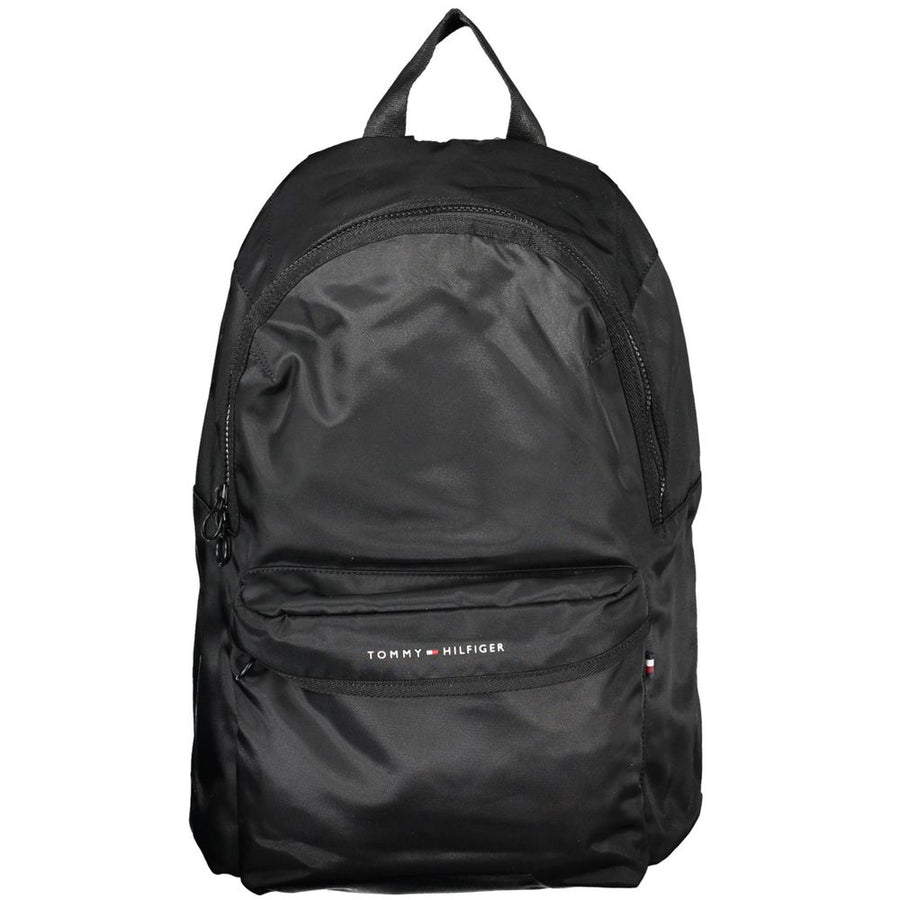 Black Polyester Backpack