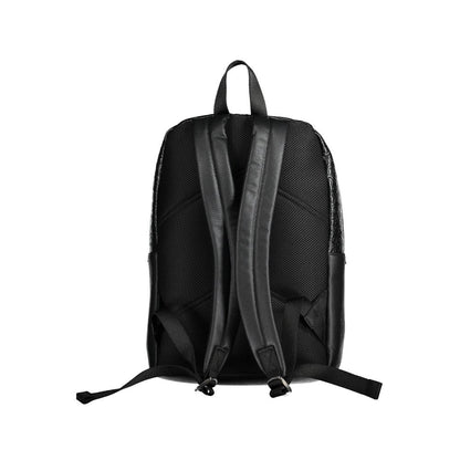 Black Polyester Backpack