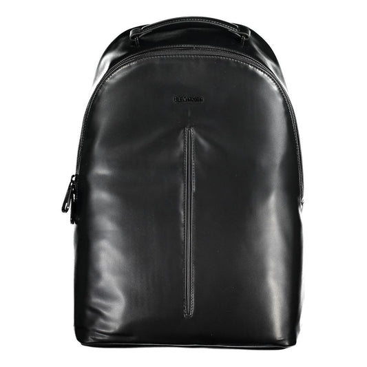 Black Polyester Backpack