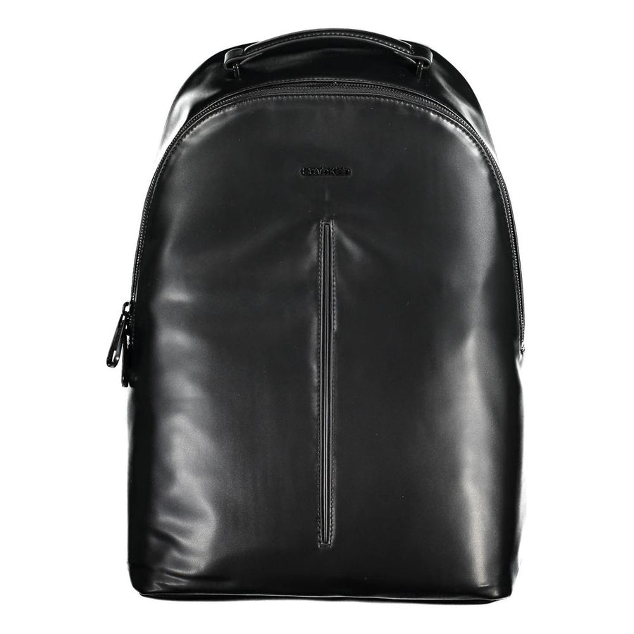Black Polyester Backpack