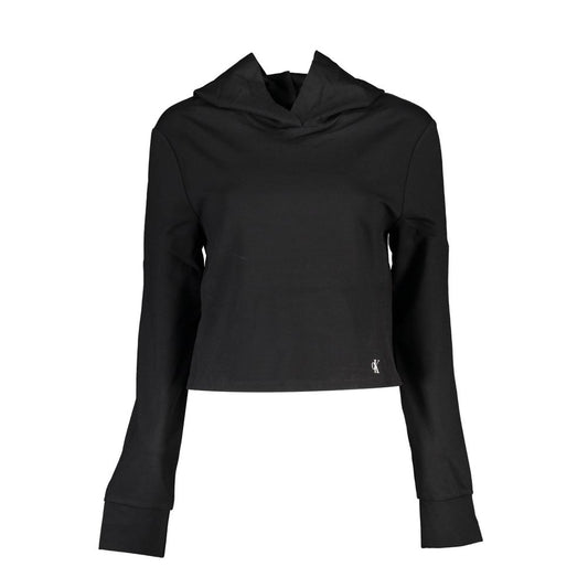 Black Elastane Sweatshirt