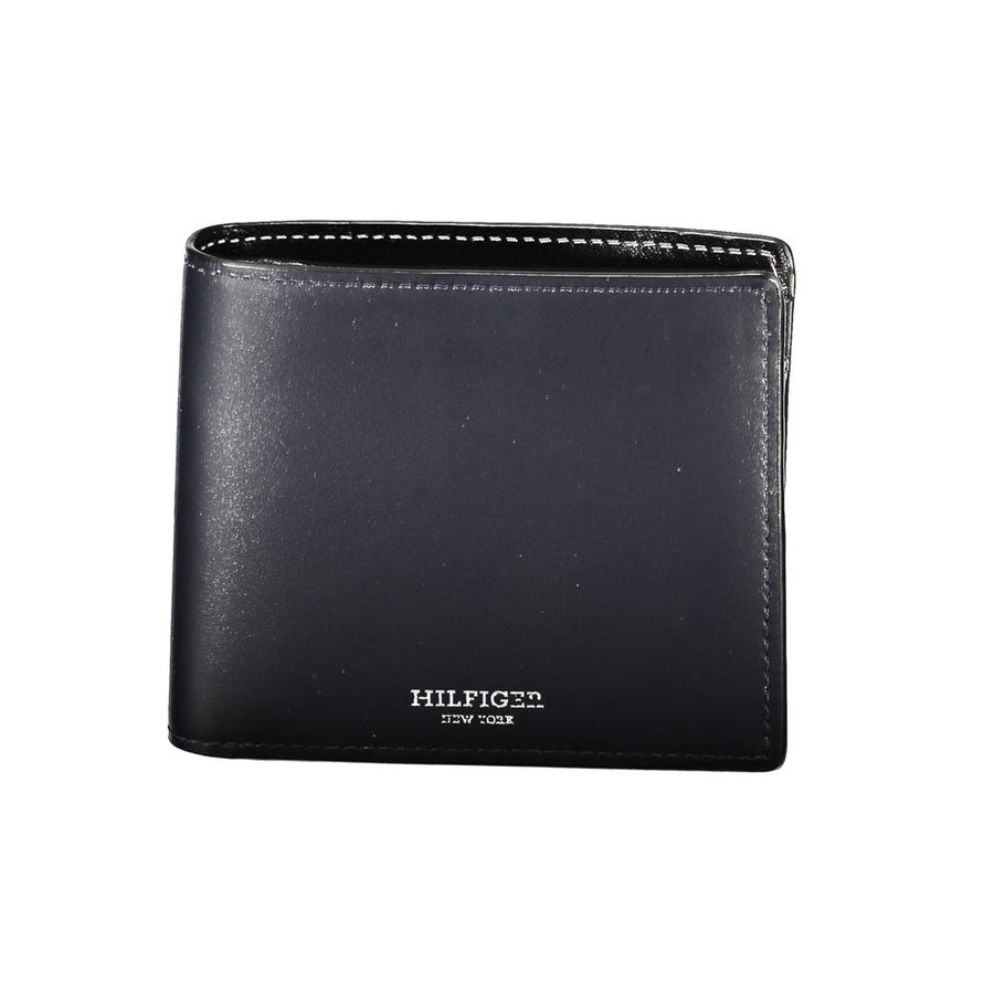 Blue Leather Men Wallet