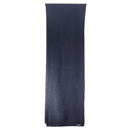 Blue Cotton Men Scarf