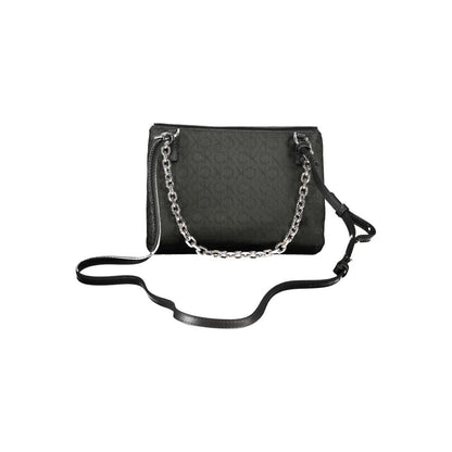 Nero Polyurethane Woman Shoulder Bag