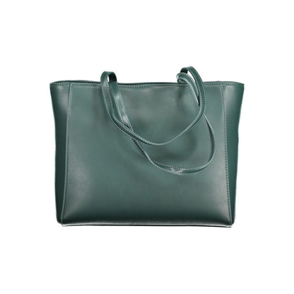 Verde Polyurethane Women Shoulder Bag