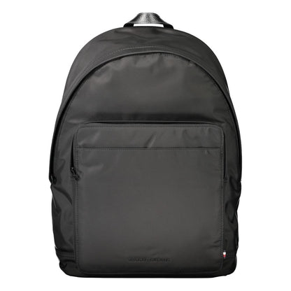Black Polyester Backpack