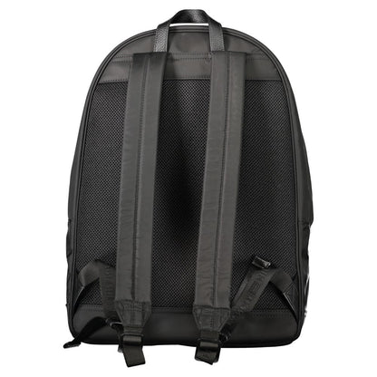Black Polyester Backpack