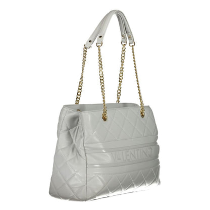 Gray Polyethylene Handbag