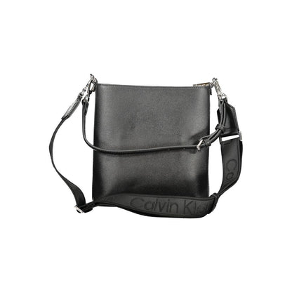 Black Polyester Handbag