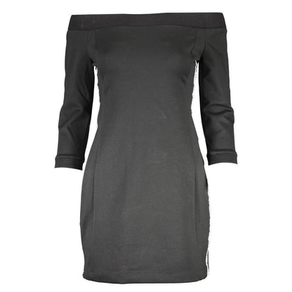 Black Polyester Women's Dress
