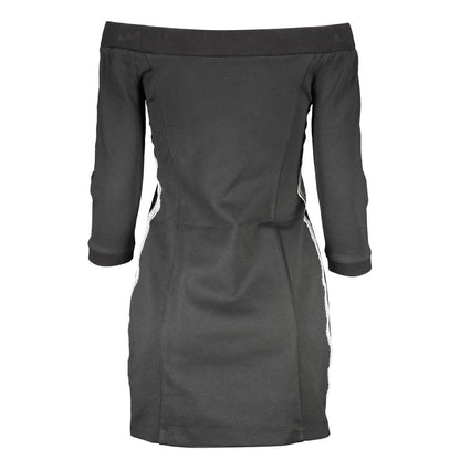 Black Polyester Women's Dress