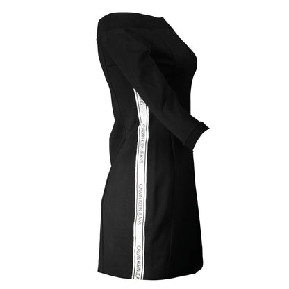 Black Polyester Women's Dress