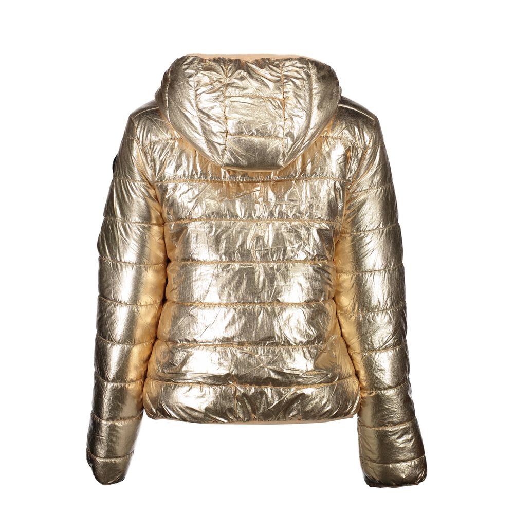 Gold Nylon Jackets & Coat