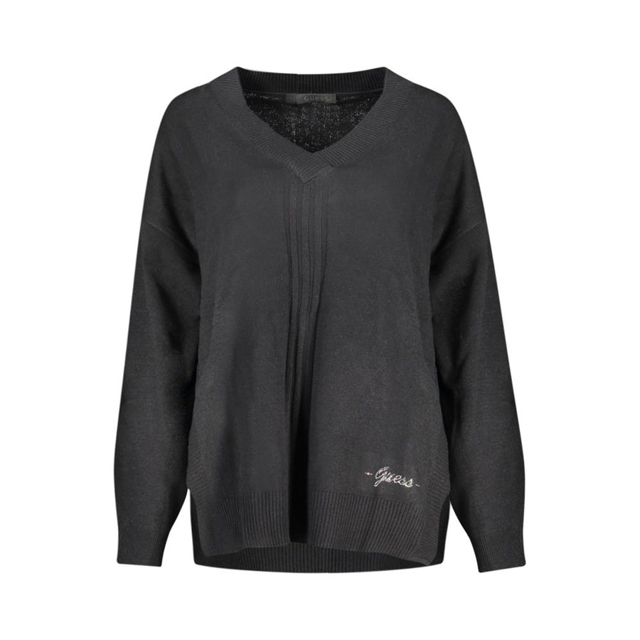 Black Cotton Sweater