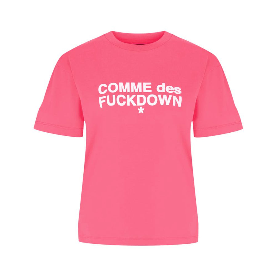 Pink Cotton Women T-Shirt
