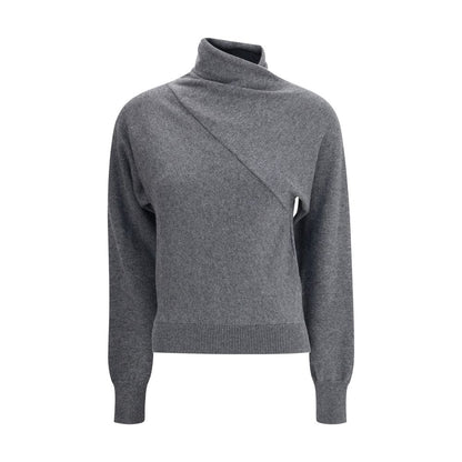 Gray Cashmere Turtleneck