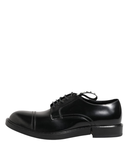 Black Leather Dress Lace Up Men Formal Shoes