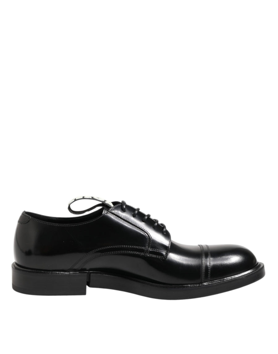 Black Leather Dress Lace Up Men Formal Shoes