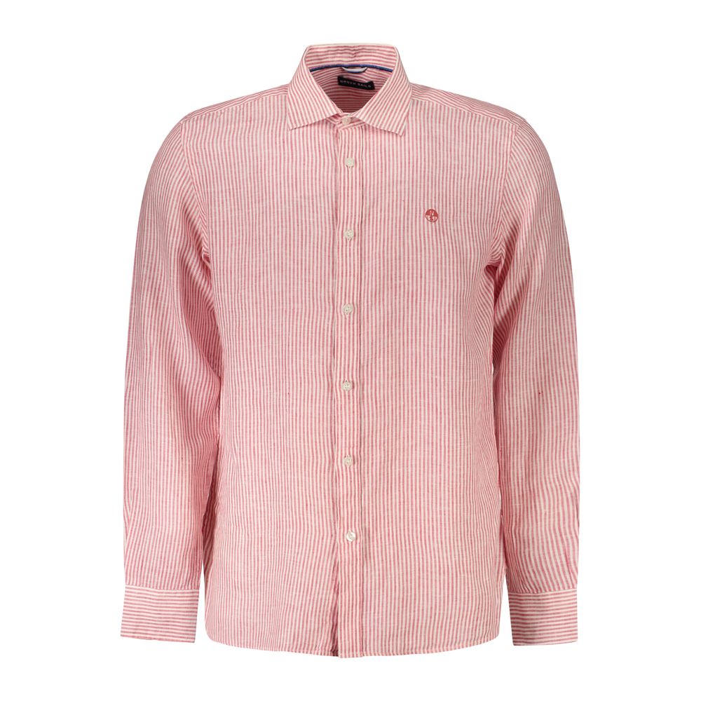 Red Linen Shirt
