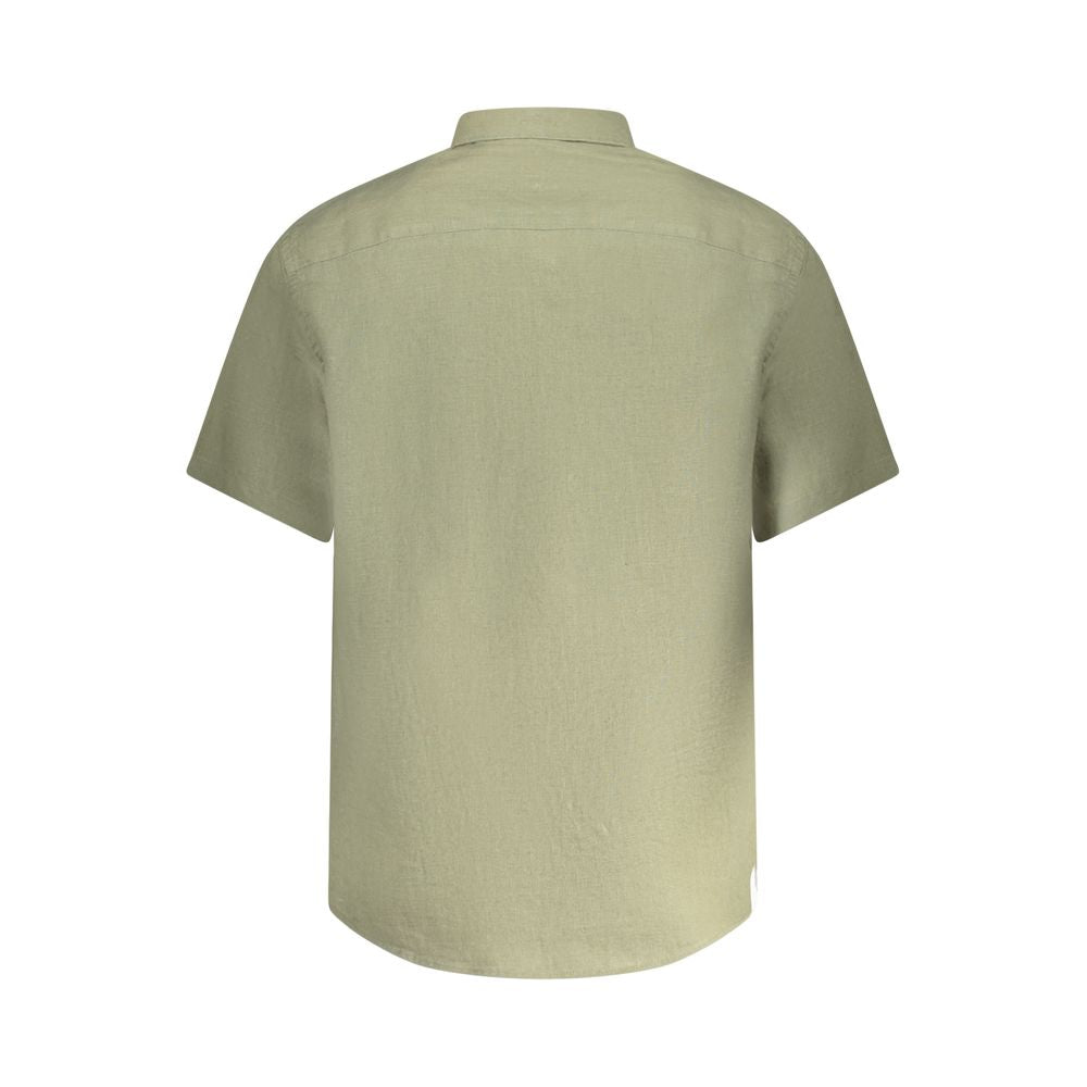 Green Linen Shirt