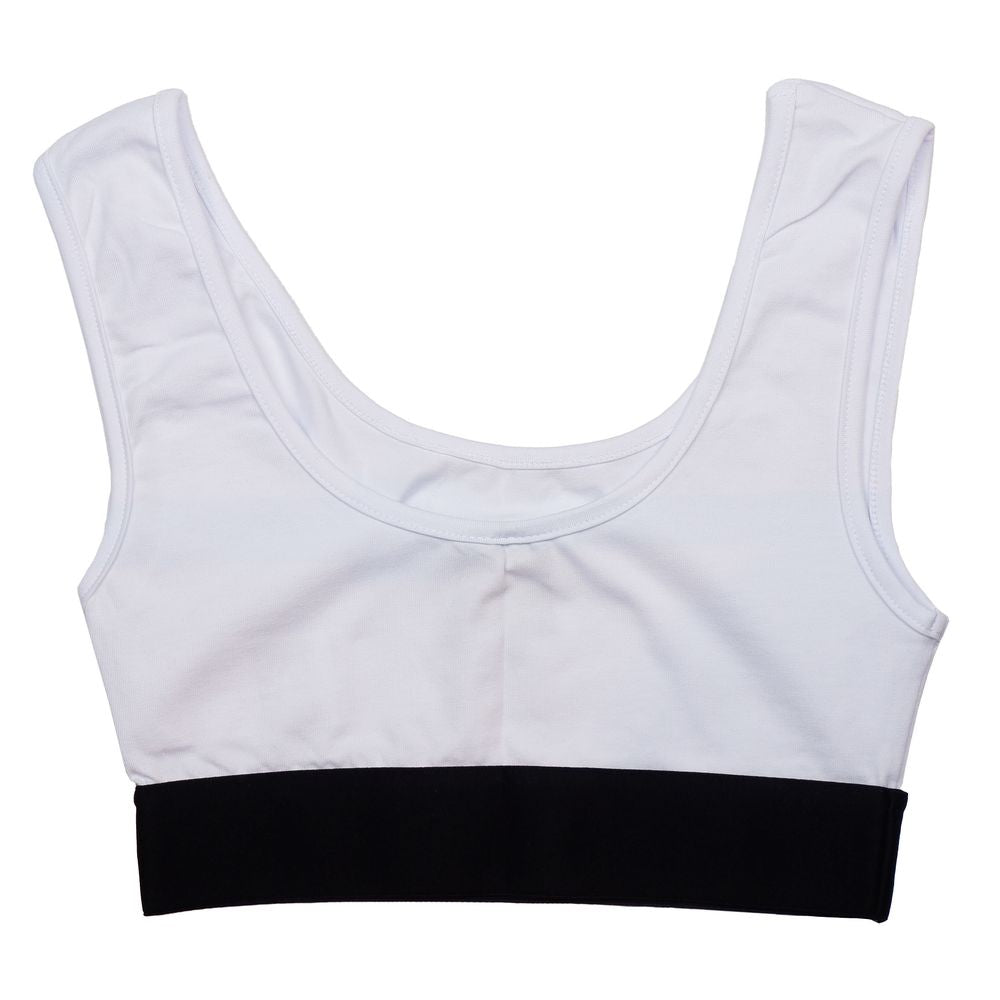 White Cotton Women Top
