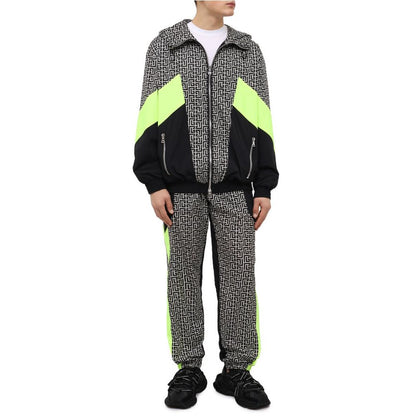 Multicolor Nylon Men Jacket