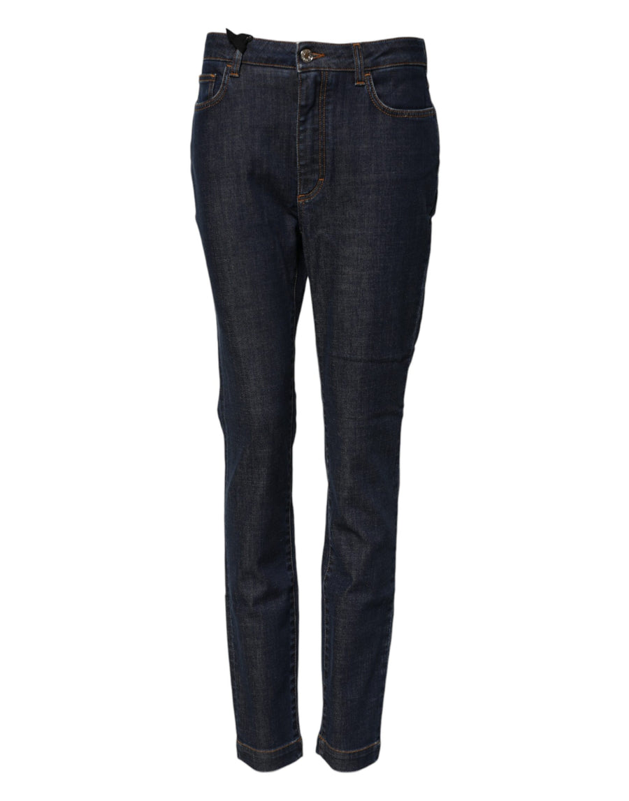 Blue Queen Patch AUDREY Mid Waist Denim Jeans