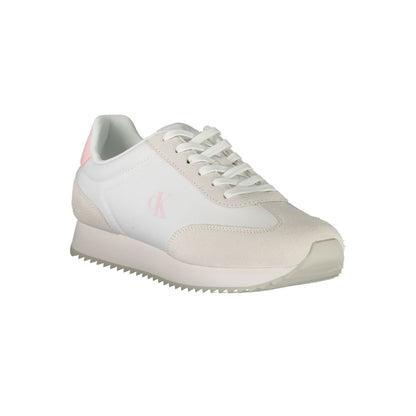 White Leather Women Sneaker