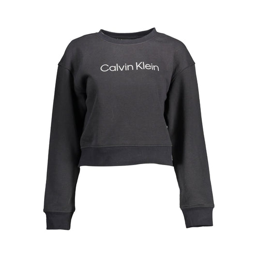 Black Cotton Women Sweater