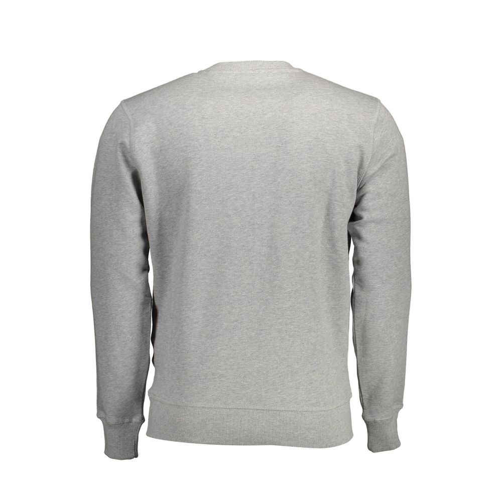 Gray Cotton Men Sweater