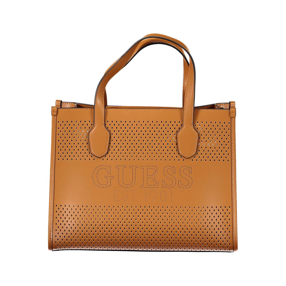 Brown Polyethylene Handbag