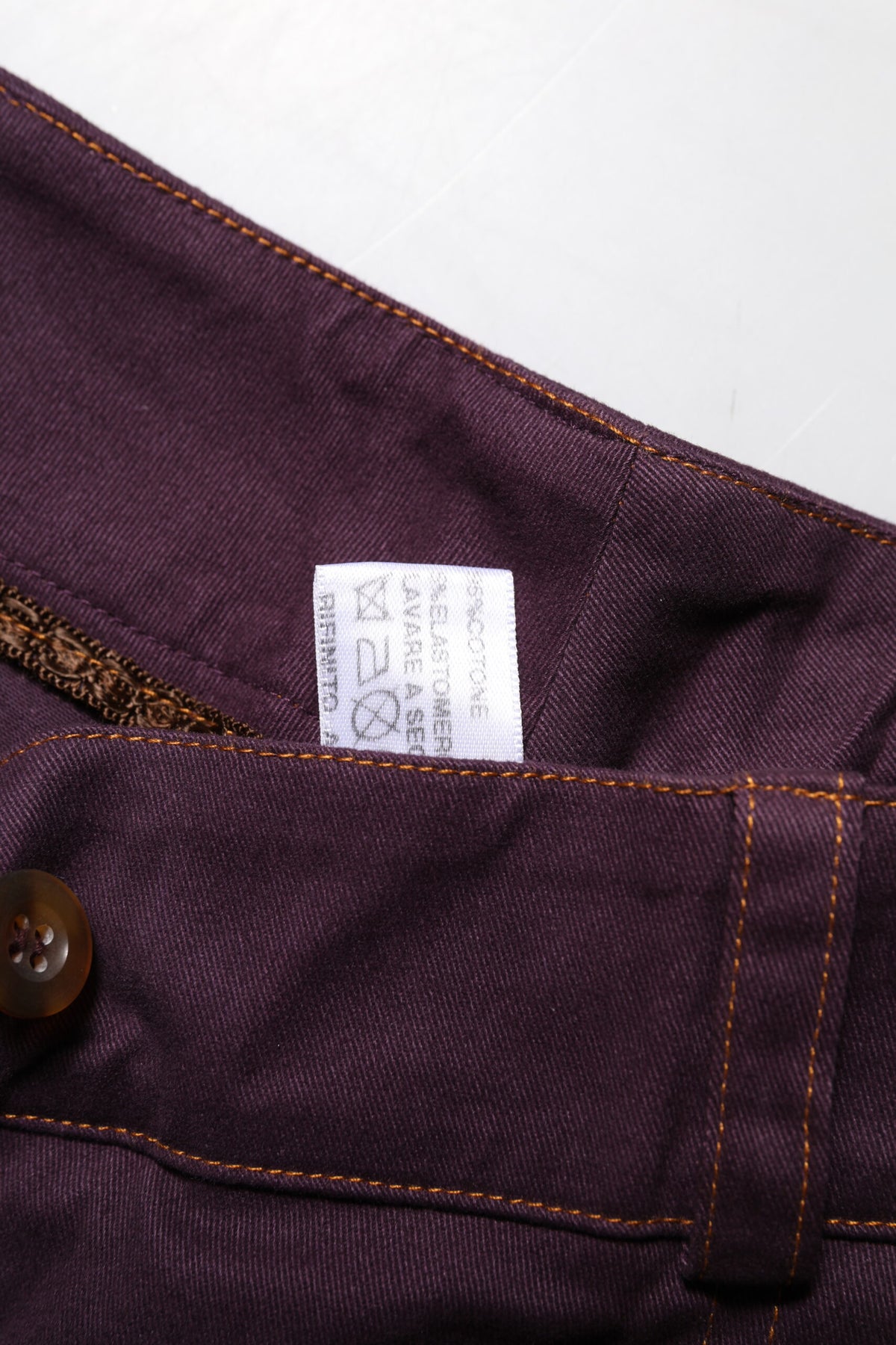 Purple High Waisted Tapered Pants
