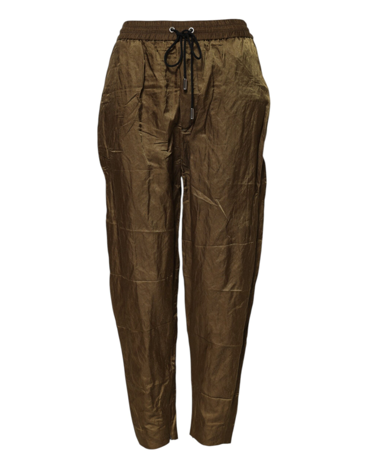 Brown Mid Waisted Women Sweatpants Pants