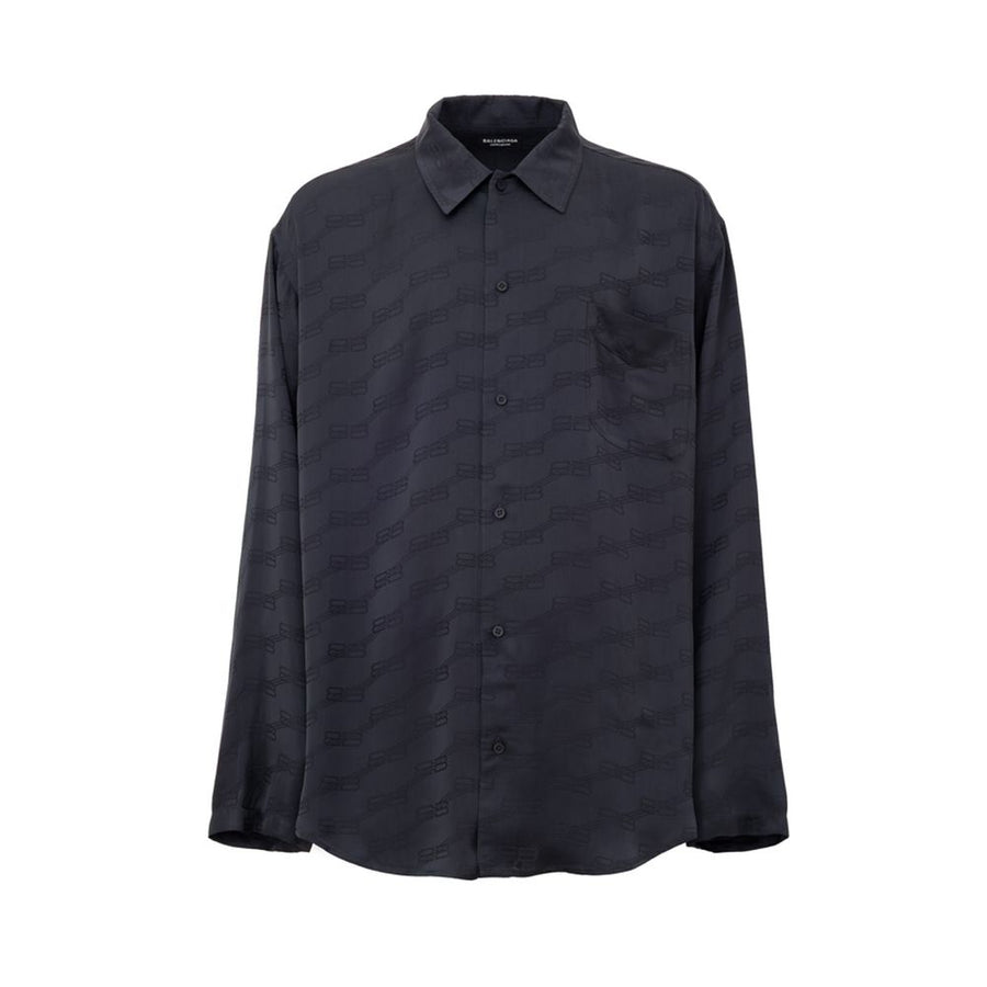 Gray Viscose Shirt