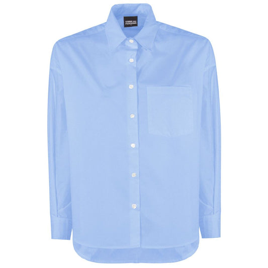 Blue Cotton Shirt
