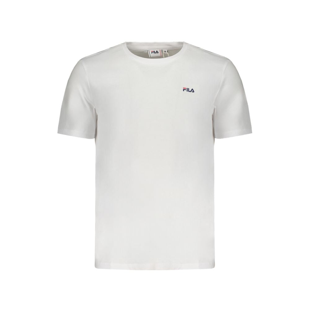 White Cotton Men's T-Shirt