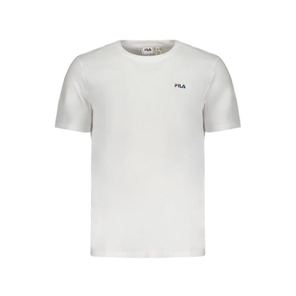 White Cotton Men's T-Shirt