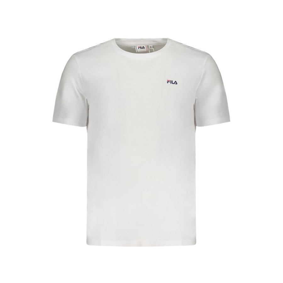 White Cotton Men's T-Shirt