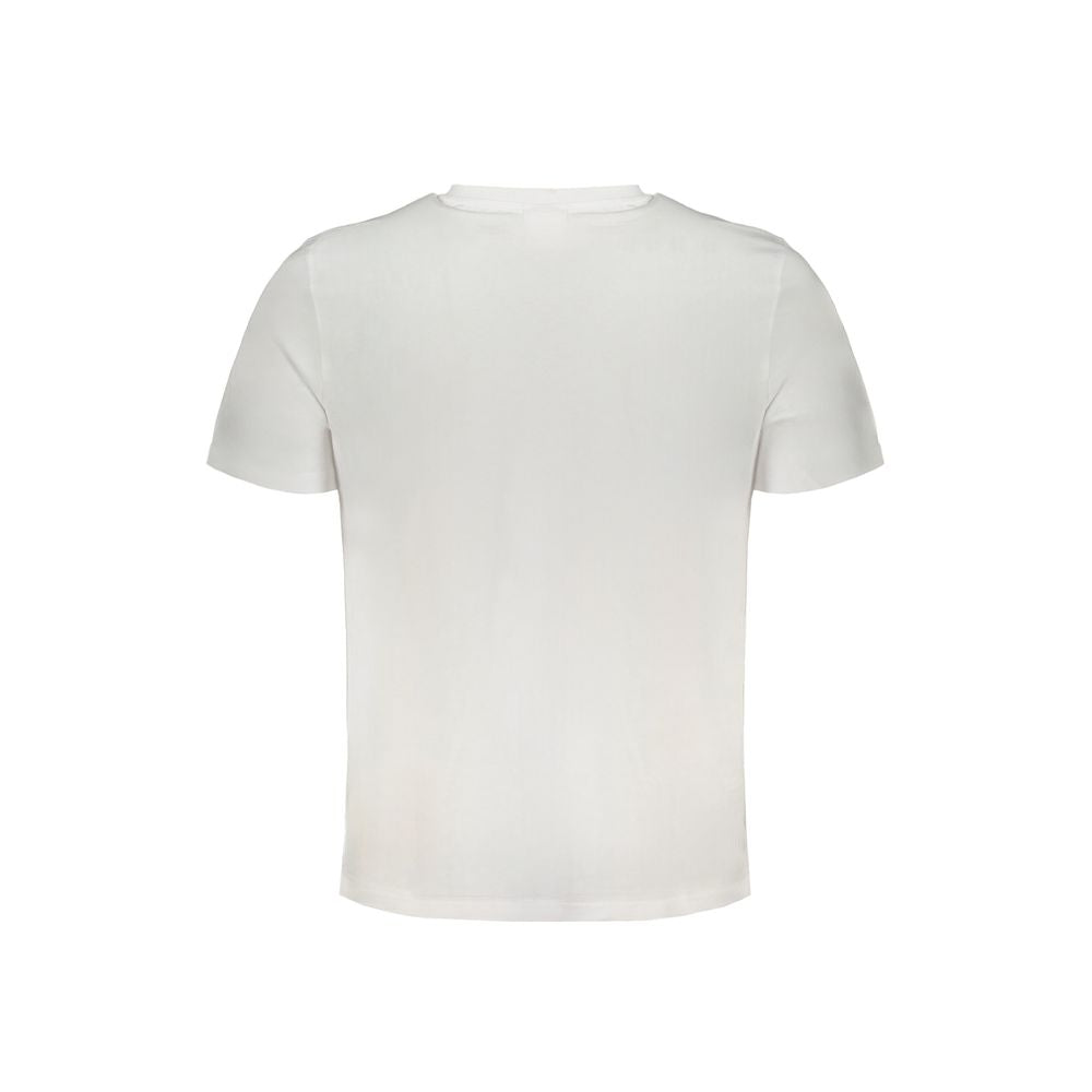 White Cotton Men's T-Shirt
